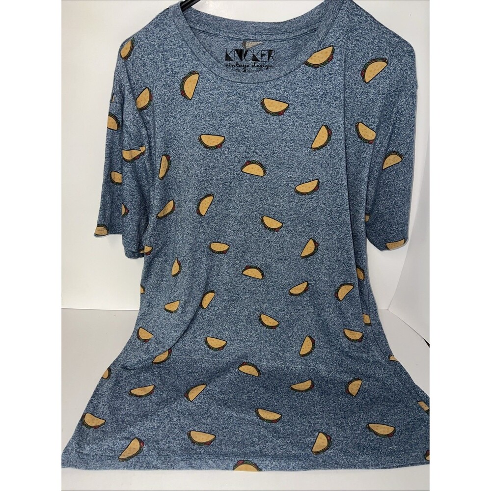 Knickerbocker t-shirt Taco All Over Design  XL